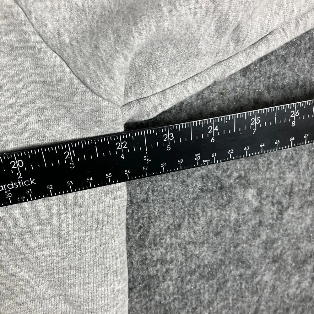 The North Face Hoodie Mens Size S Gray Pullover‎ Logo Fleece Outdoor Sweatshirt